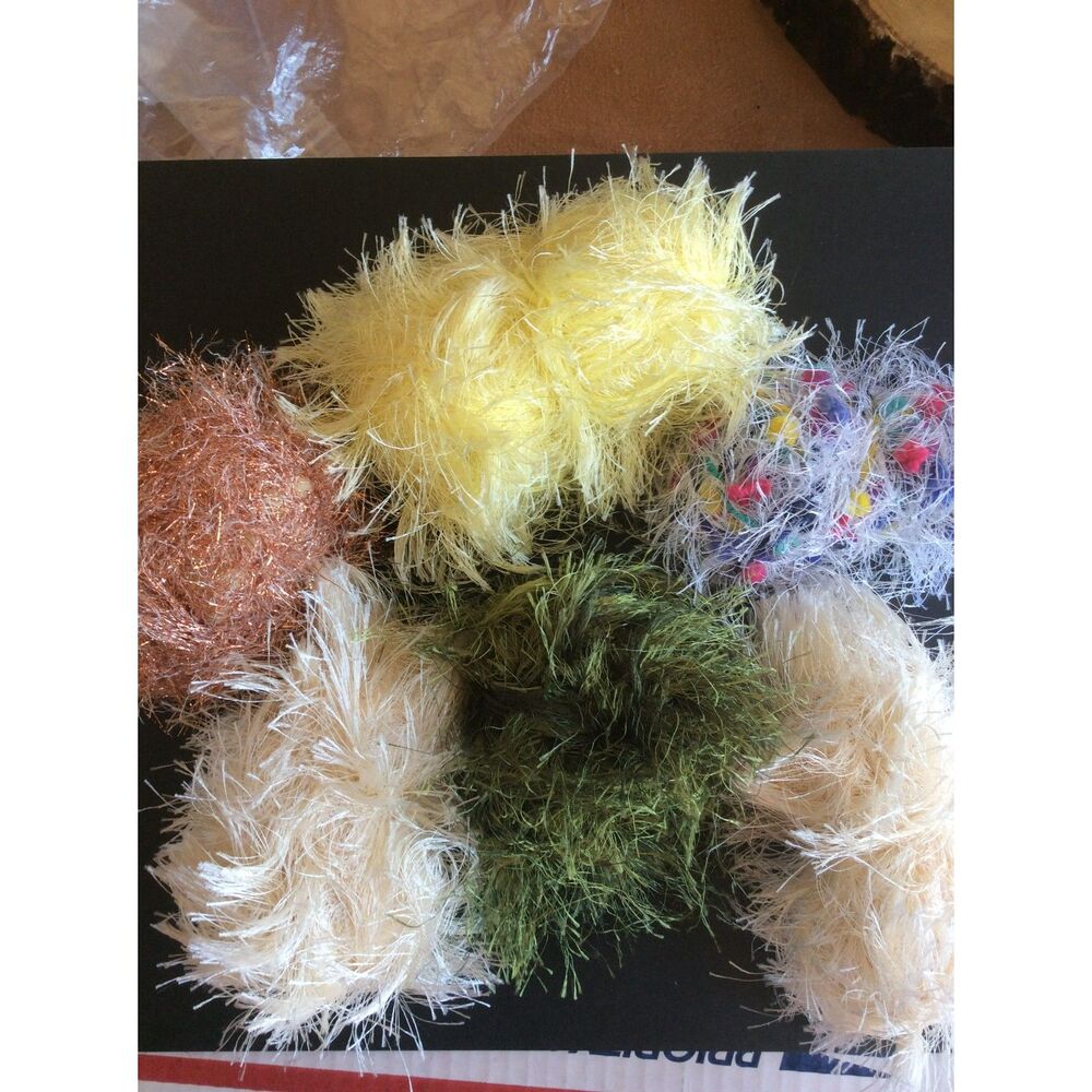 Assortment of 6  different Specialty Yarns B22